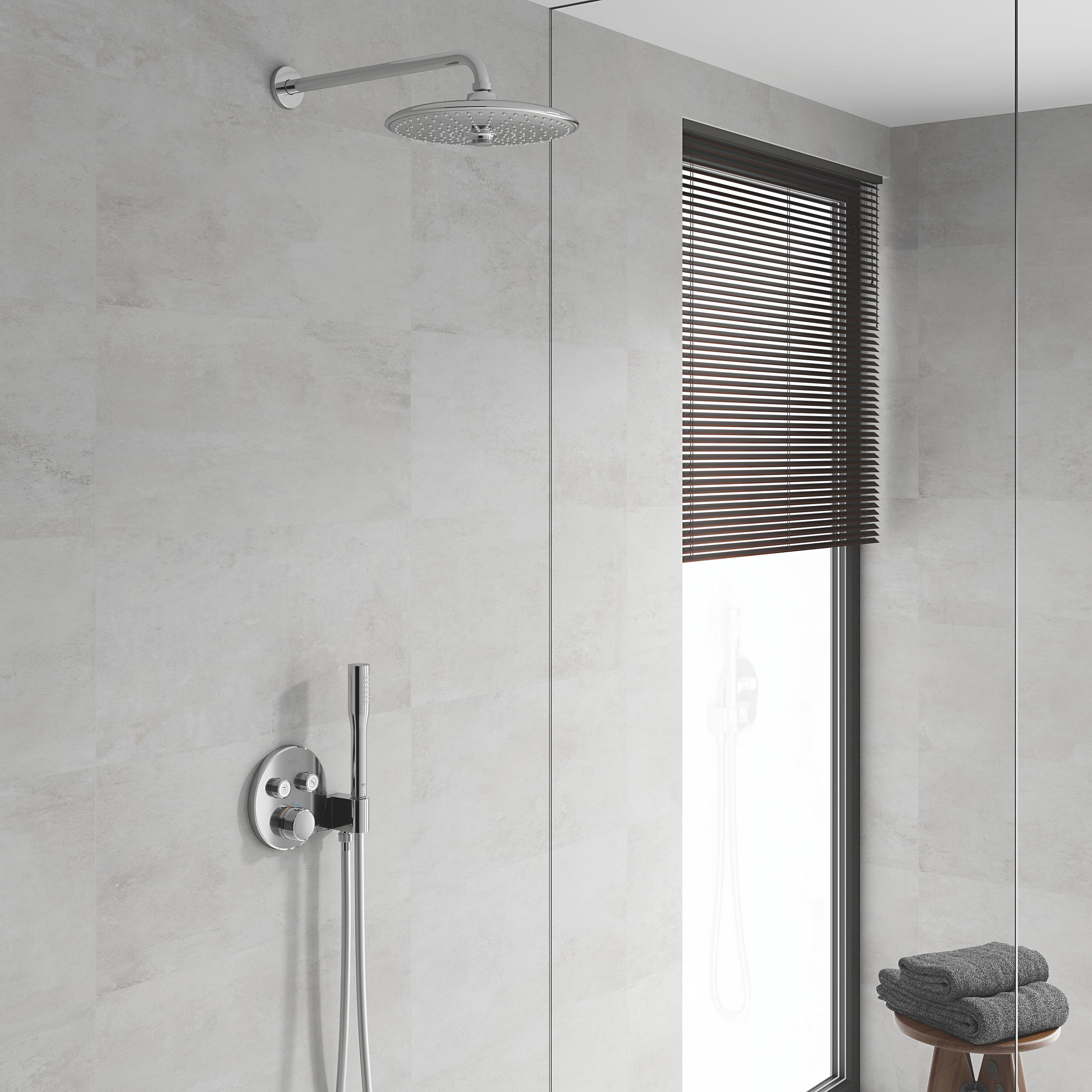 GROHTHERM SMARTCONTROL  набір прихованого монтажу з верхнім душем 260 , колір хром