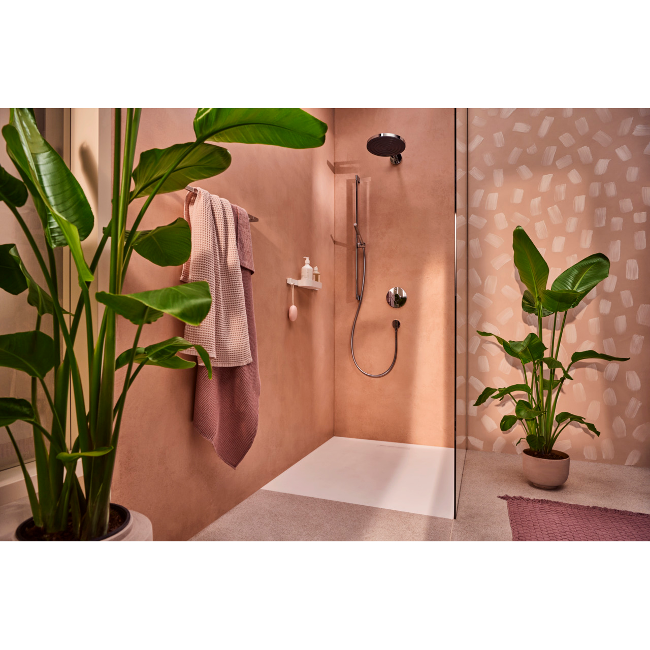 HANSGROHE тримач верхнього душу 39см, колір хром