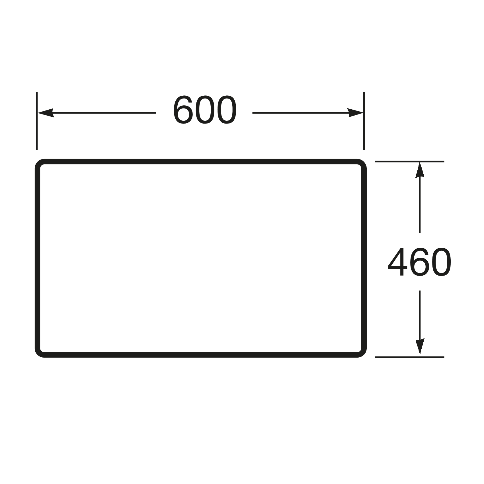 VICTORIA BASIC MODULAR стільниця 59см, колір дуб