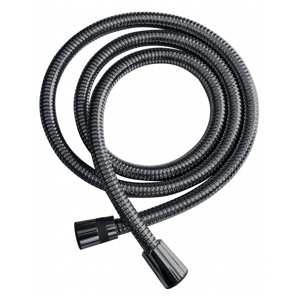 GRAFIKY шланг для душу, SS, що розтягується 1500-1800 мм, anti-twist, чорний нікель