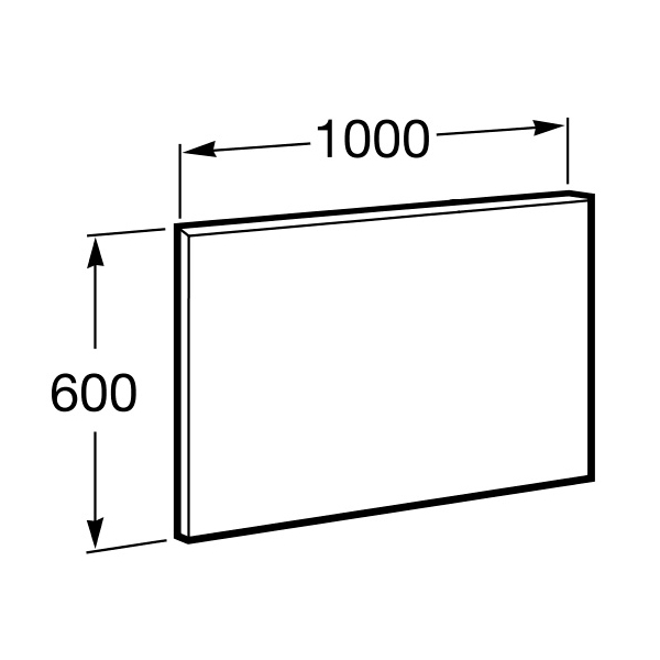 VICTORIA BASIC зеркало 100см