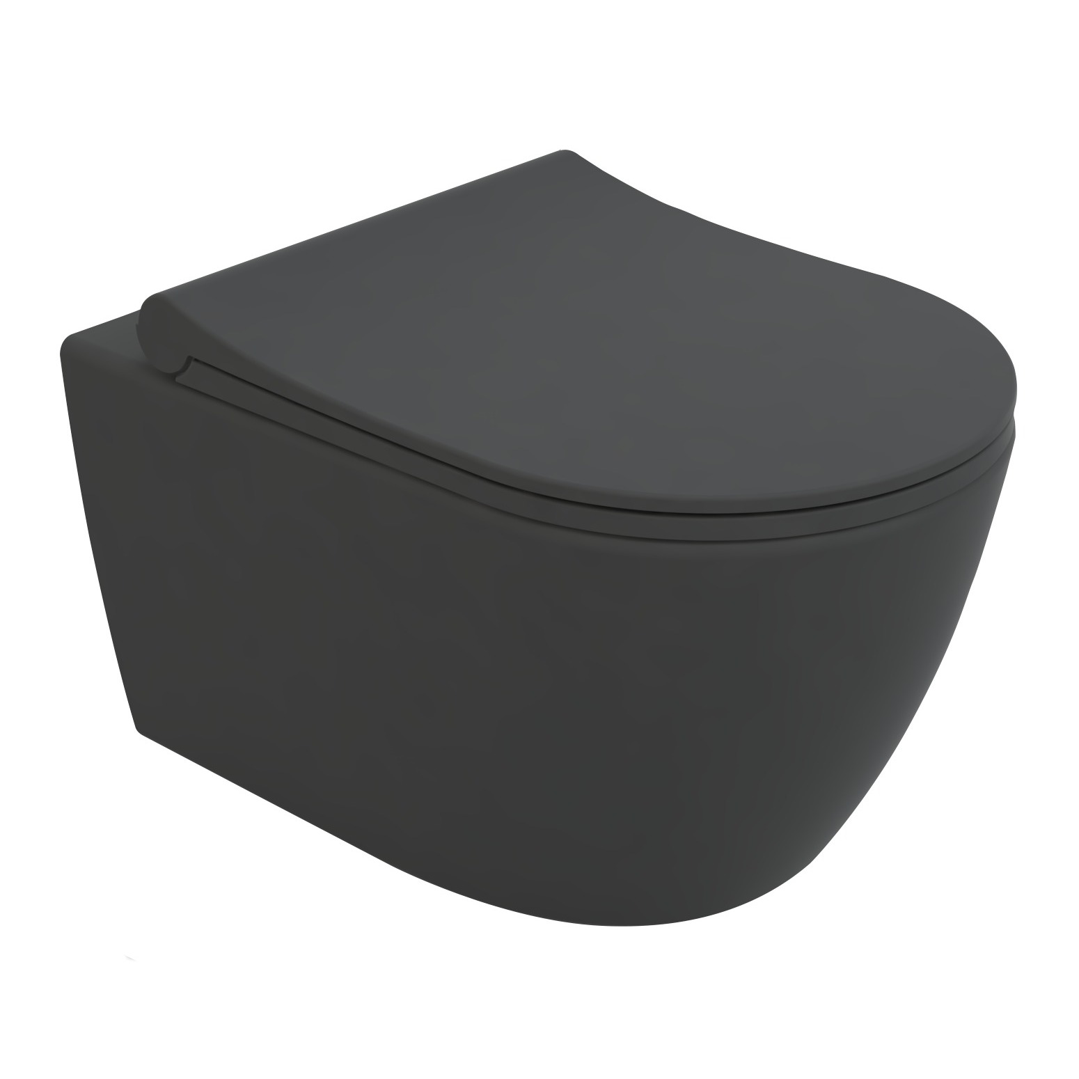 CANTE Rimless унітаз підвісний 51*35,5*33 см, сидіння Duroplast Slim slow-closing