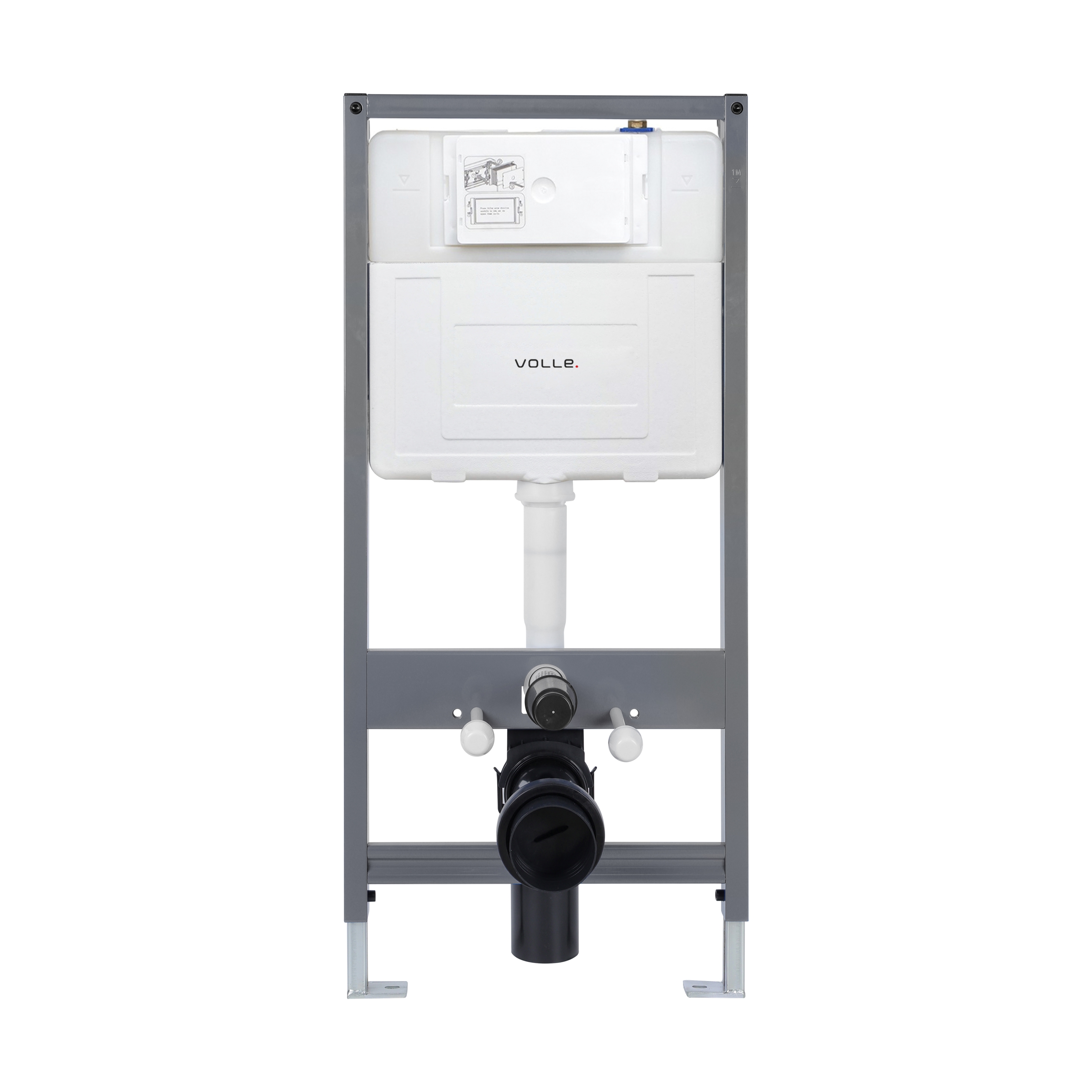 VOLLE MASTER EVO SENSOR комплект інсталяції для унітазу 4в1 (інсталяція, кріплення, прокладка, клавіша LARGO EVO SENSOR cromo)