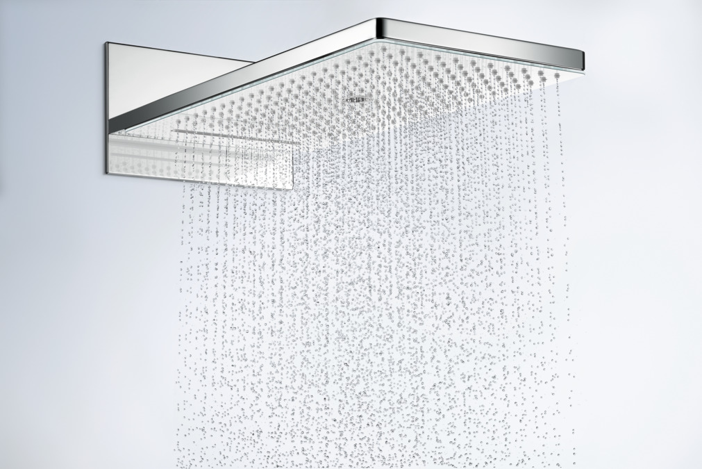 Raindance Rainmaker Select 580 Верхній душ, чорне скло